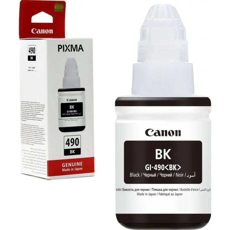 Bouteille D Encre Original Canon Gi Bk Noir