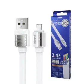 CABLE CHARGEUR iPhone REMAX RC-160i BLANC