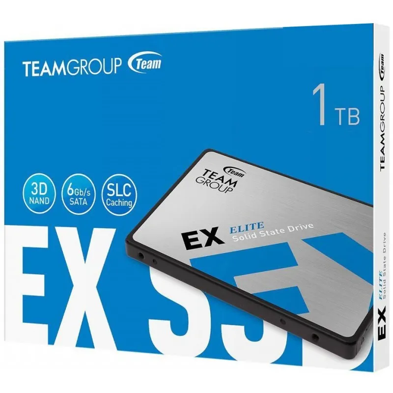 Team Group - GX2 Disque Dur SSD Interne 1To 2.5 SATA III 530Mo/s Noir - SSD  Interne - Rue du Commerce