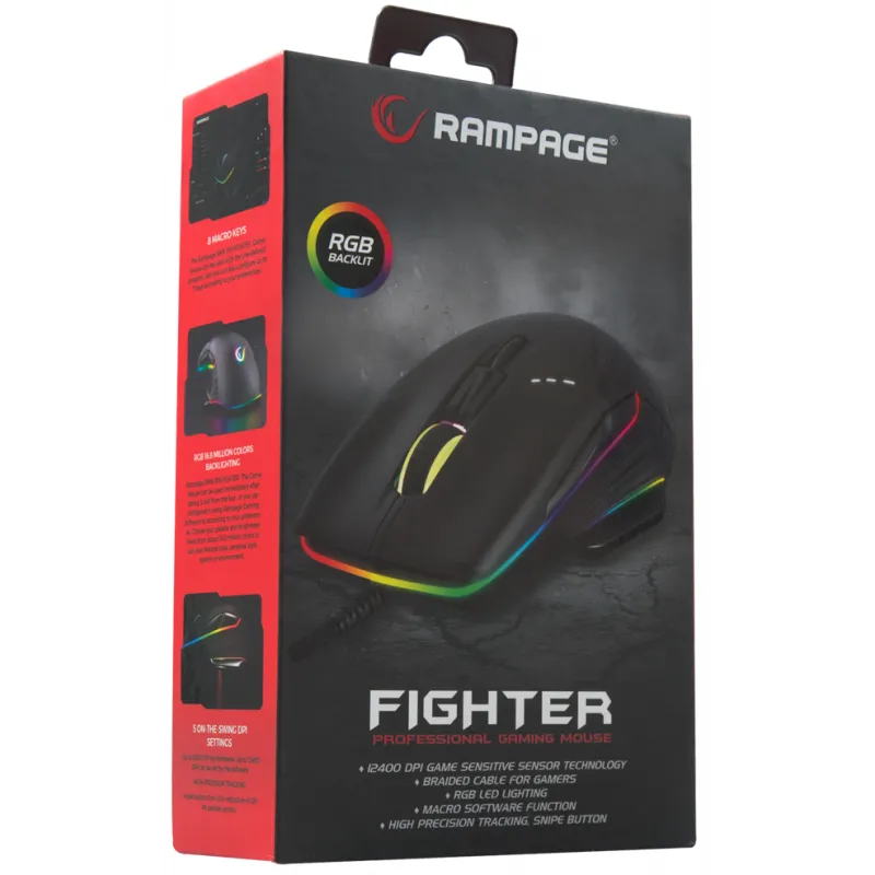 SOURIS GAMING PRO RAMPAGE FIGHTER SMX-R19
