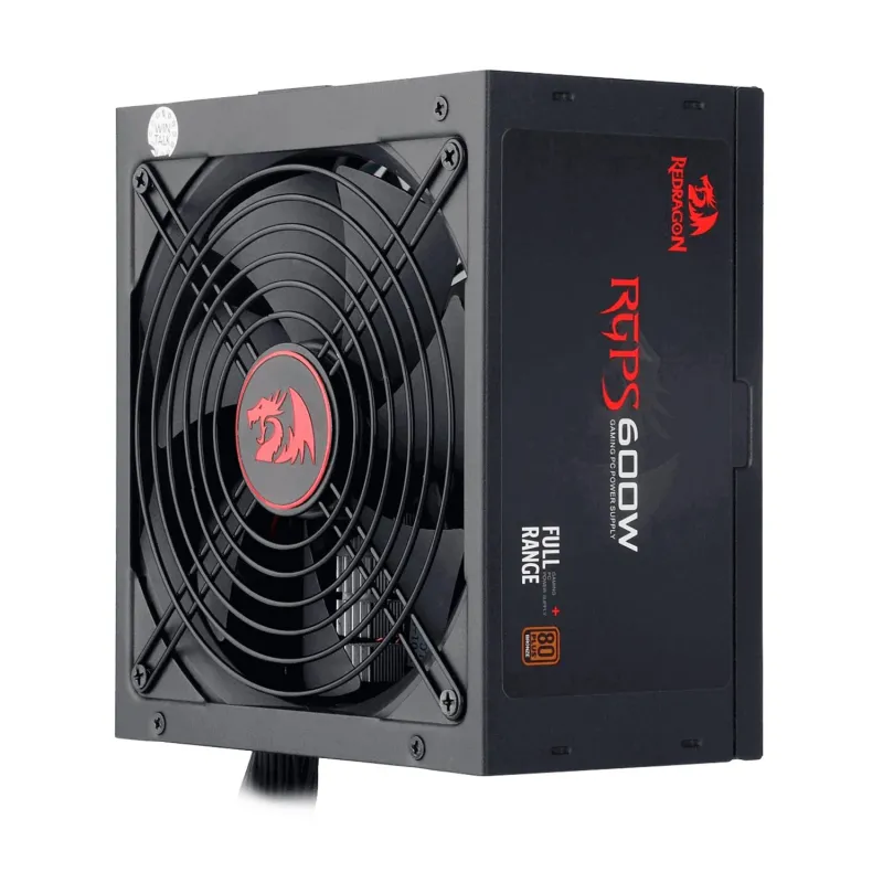 Bloc d'alimentation Redragon RGPS 600W GC-PS002 80 + Bronze full range –  GC-PS002 – Best Buy Tunisie